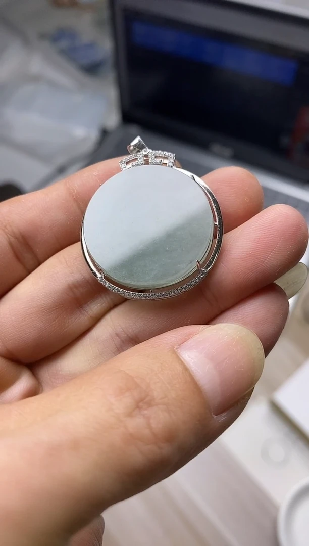 颈饰未镶嵌翡翠诺*@044天然缅甸翡翠A货4单