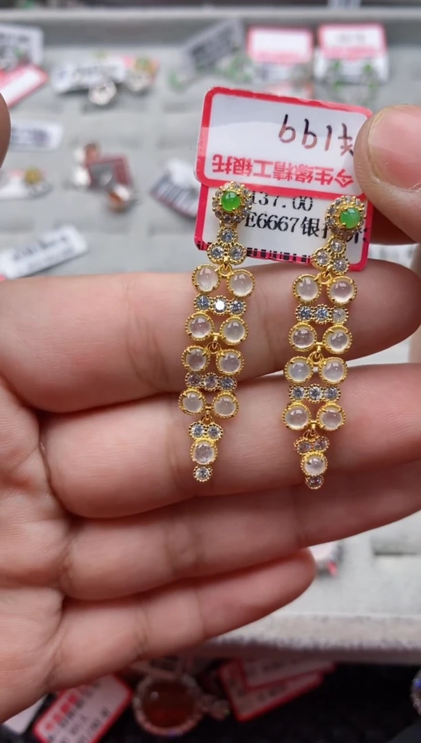 【闪购商品】翡翠戒指银S925镶嵌44444---0