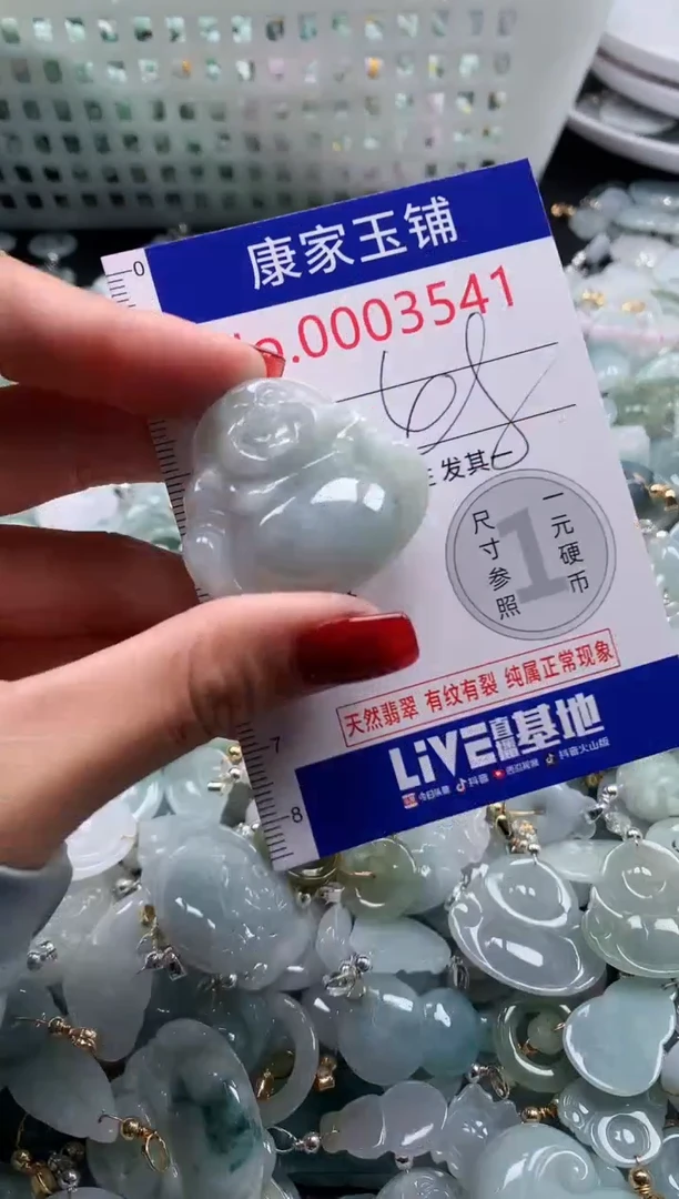 翡翠未镶嵌吊坠(不含链)3541