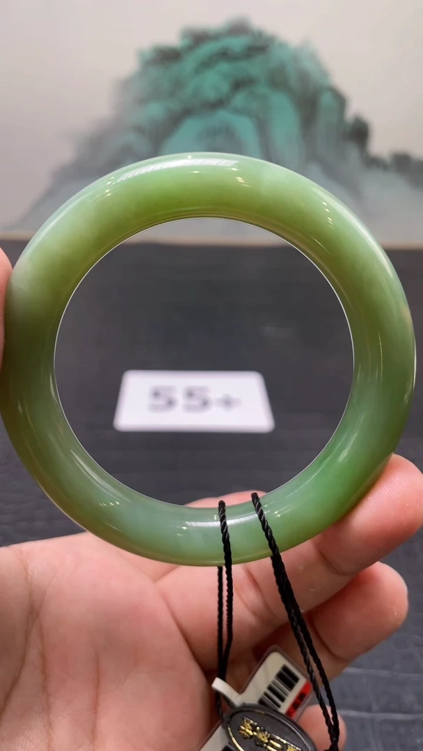 未镶嵌手镯和田玉（碧玉）时**好55+