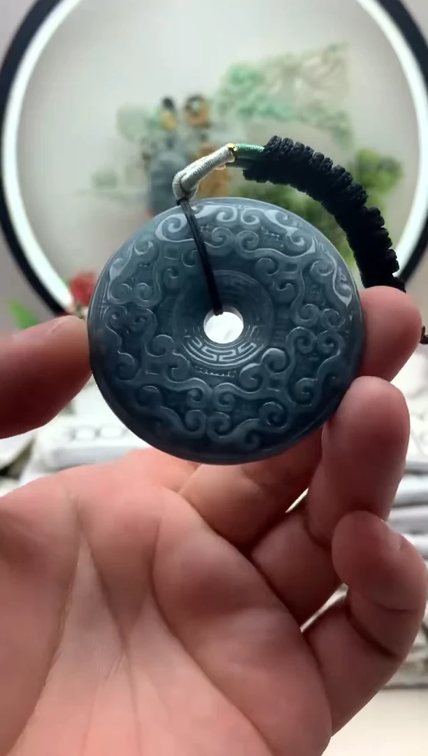 颈饰未镶嵌翡翠仿古扣子