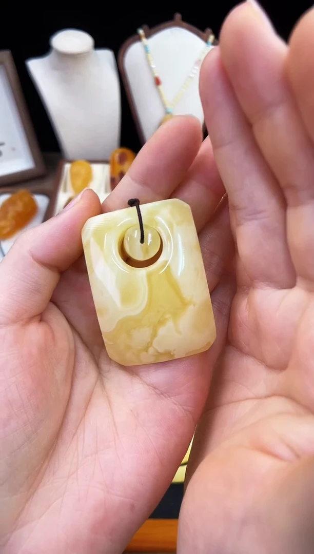 琥珀未镶嵌珠宝奇石咖*柒月