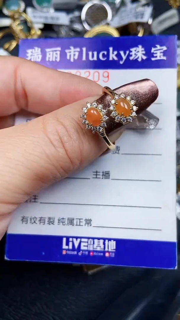 颈饰银S925镶嵌翡翠8209