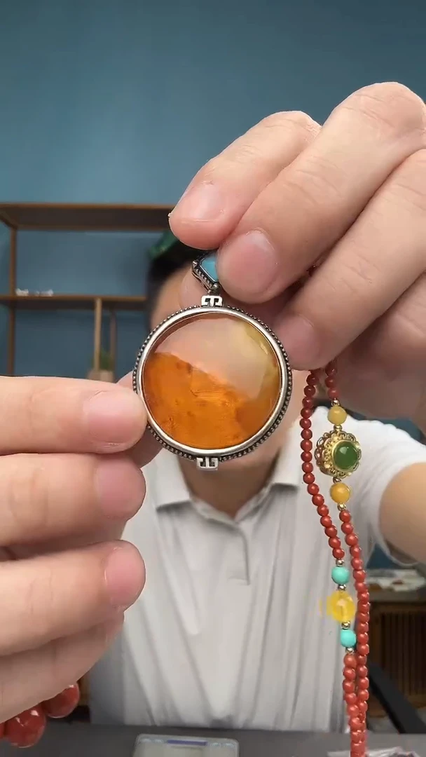 裸石琥珀未镶嵌微瑕介意勿拍56