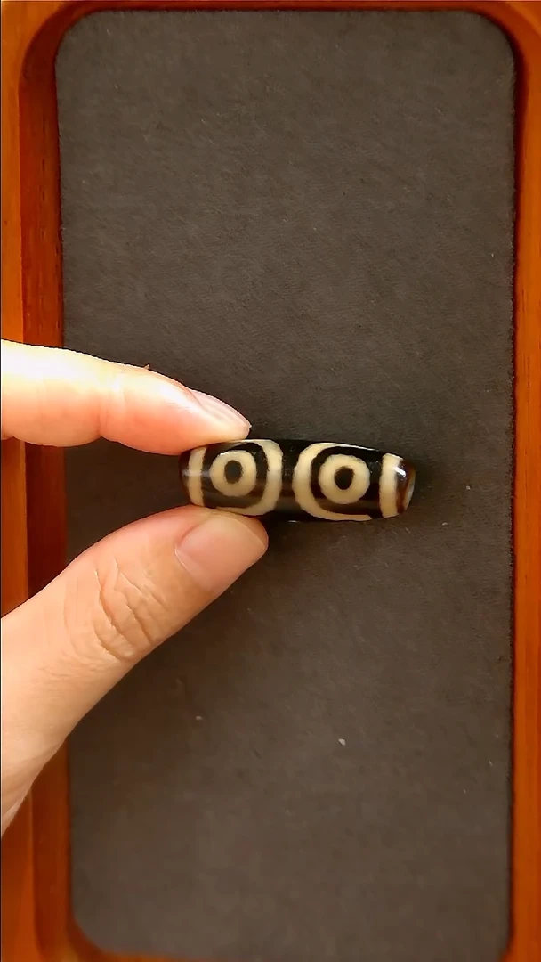 玛瑙/玉髓未镶嵌珠宝半成品建成宝盖三眼12.7*37