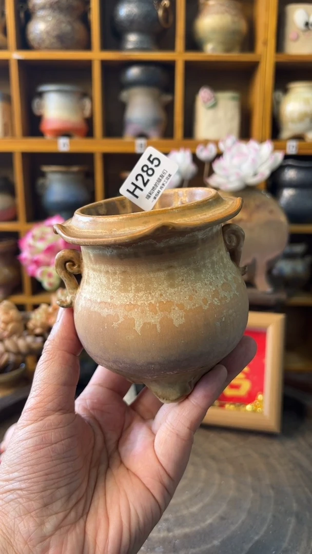 木*?微瑕285【多肉花盆多肉盆】