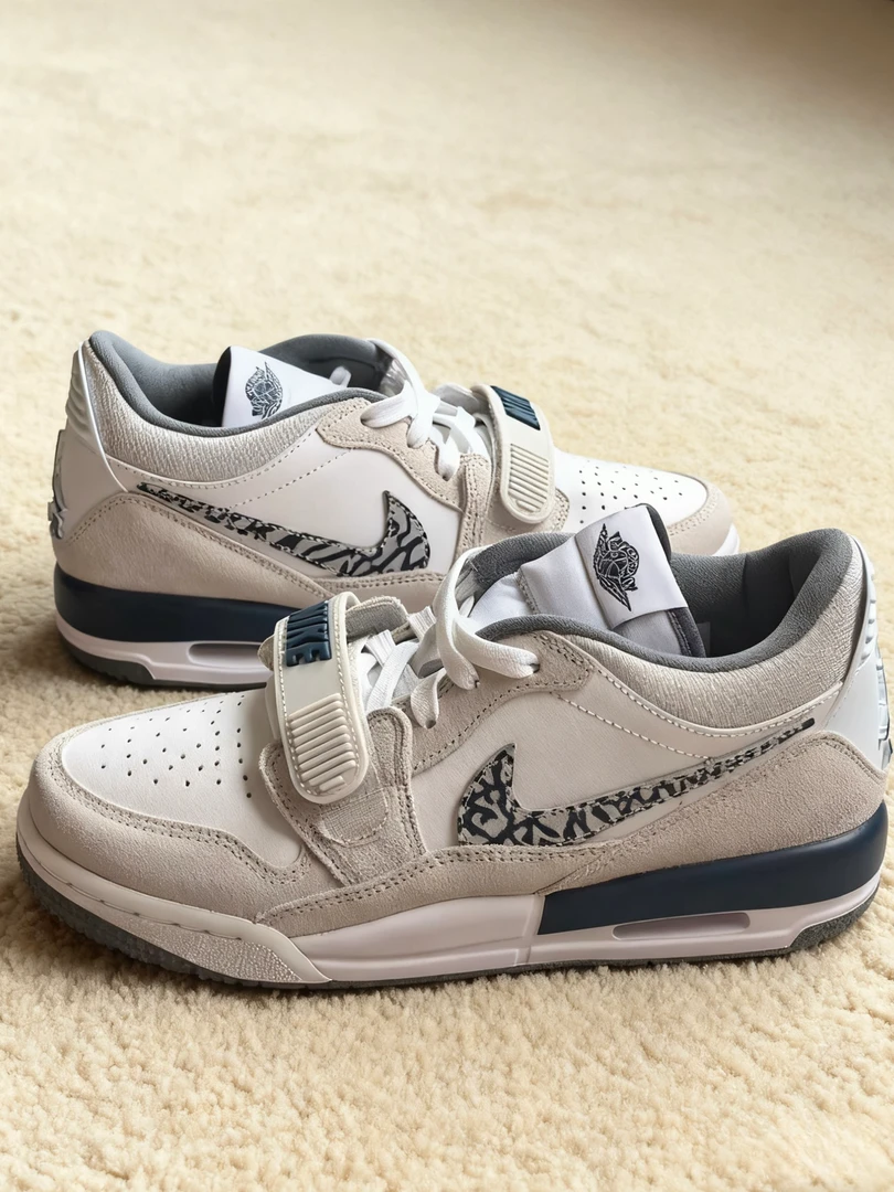 AIR Jordan Legacy 312 男款白灰色低帮复古运动休闲板鞋官方正品