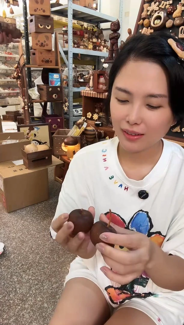 木乌檀木苹果2个