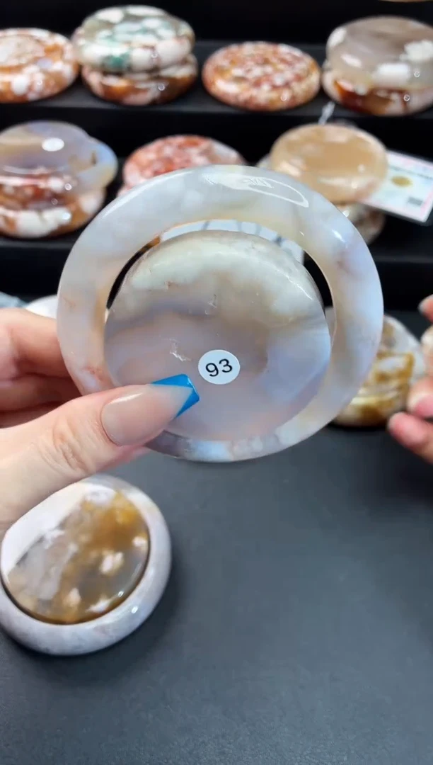 手镯玛瑙/玉髓未镶嵌石英质玉58圈57/58带(赠送镯心)