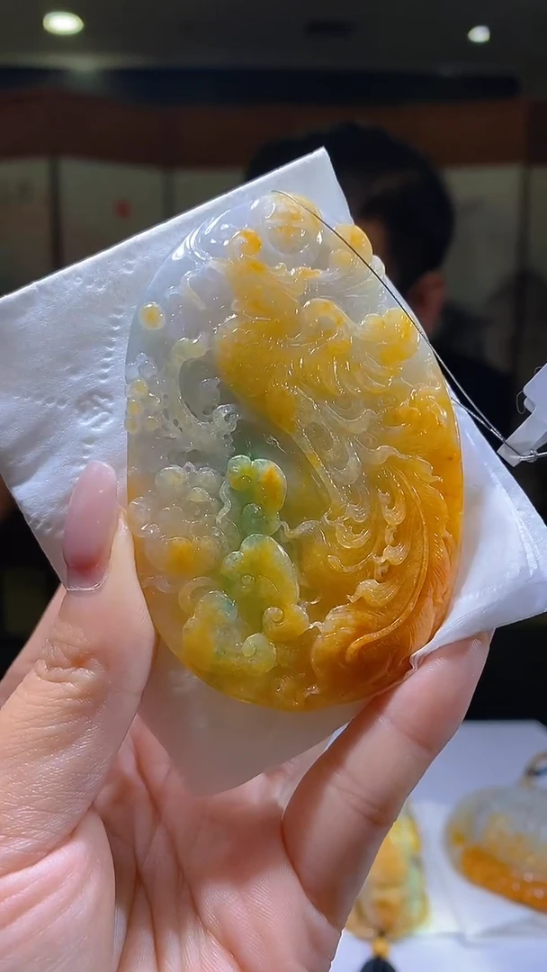 未镶嵌定制翡翠38/0927/W/发其一件/