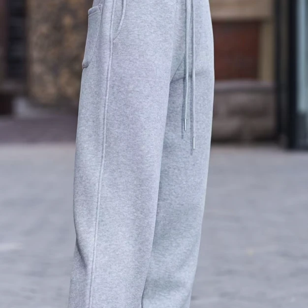 新款百搭休闲裤卫裤数字6