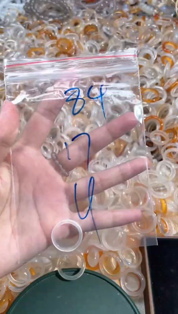 玛瑙/玉髓戒指未镶嵌84