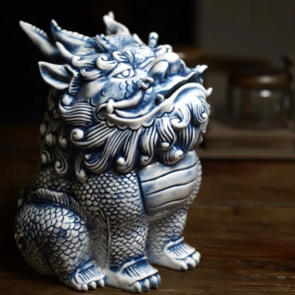 景德镇手工手绘招财貔貅香炉陶瓷
