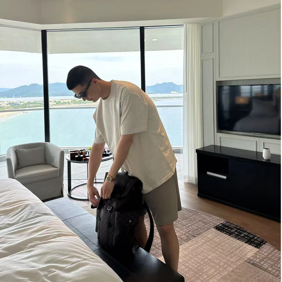 【西博】夏季“索罗娜”冰感防晒面料纯色t恤抗皱百搭圆领正肩t