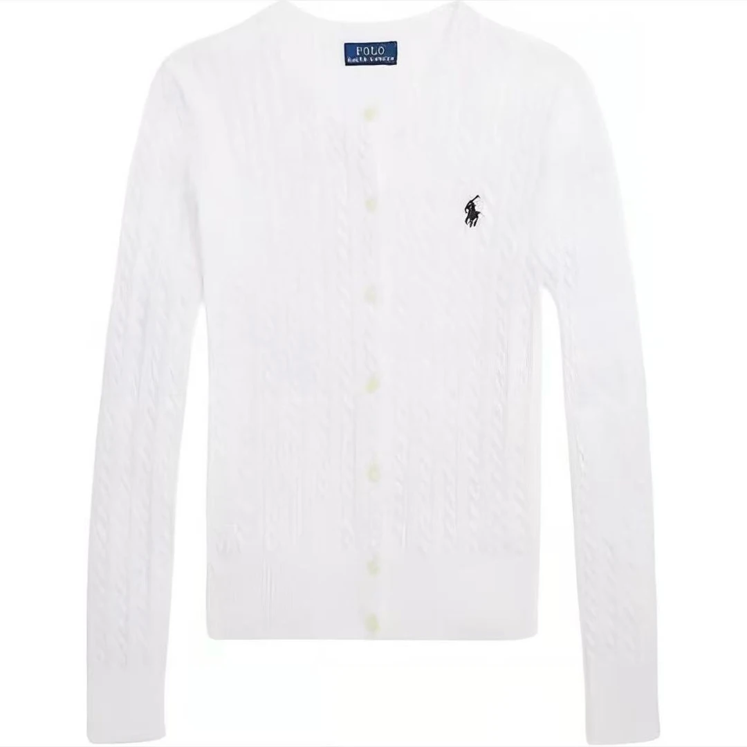 未使用 Ralph Lauren/拉夫劳伦 毛衣 花式单排扣开襟长袖针织 ZC