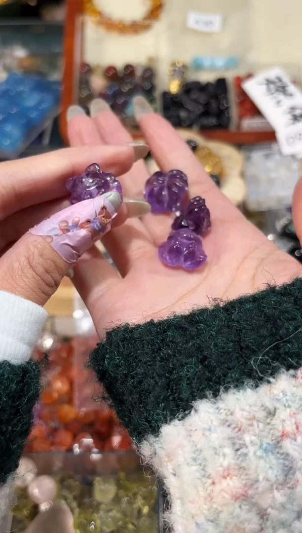 【闪购商品】水晶手串未镶嵌紫水晶大凤九单个