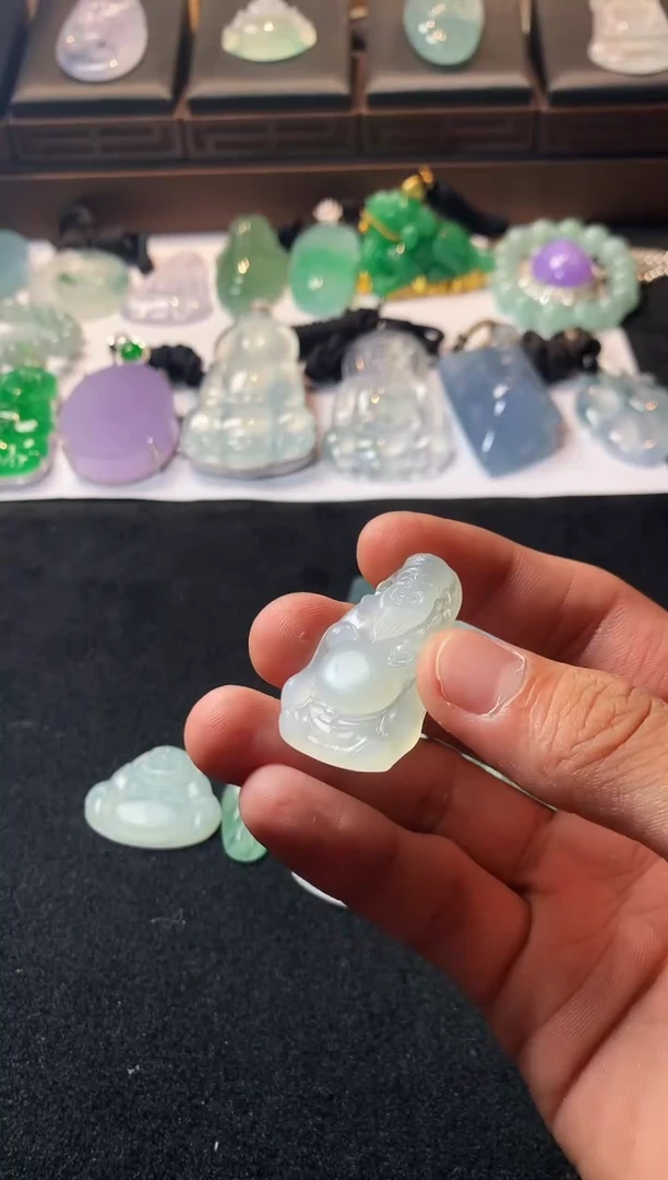 未镶嵌定制翡翠湛****房5036毛货不退不换
