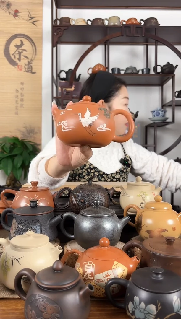 云南建水紫陶茶壶380CC左右微瑕
