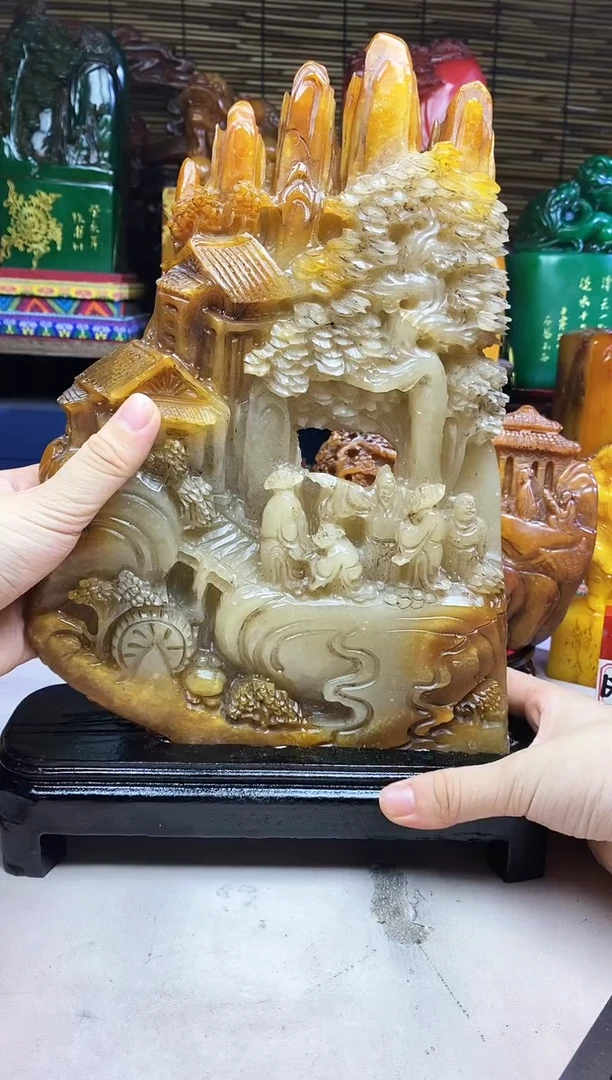 寿山石印石纯天然篆刻石料