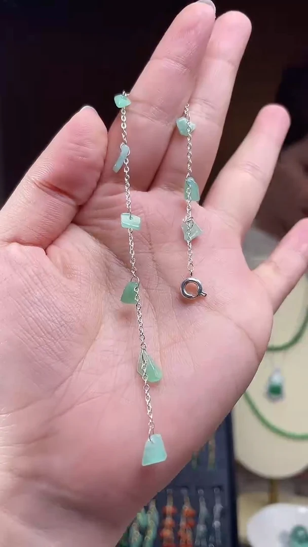 翡翠合金耳饰翡翠