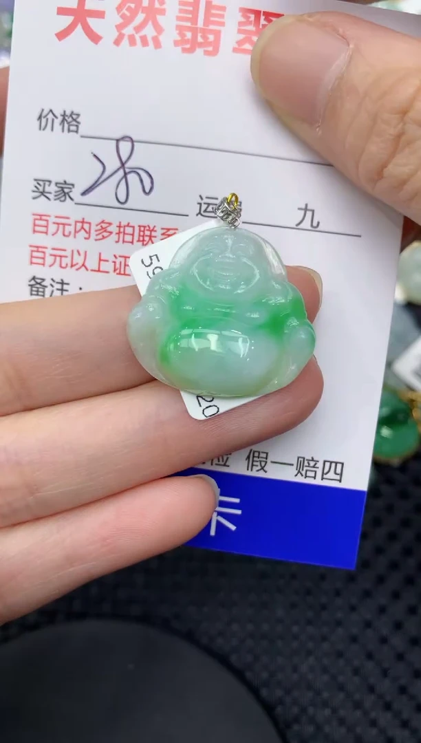 【闪购商品】翡翠颈饰18K金镶嵌11111111111