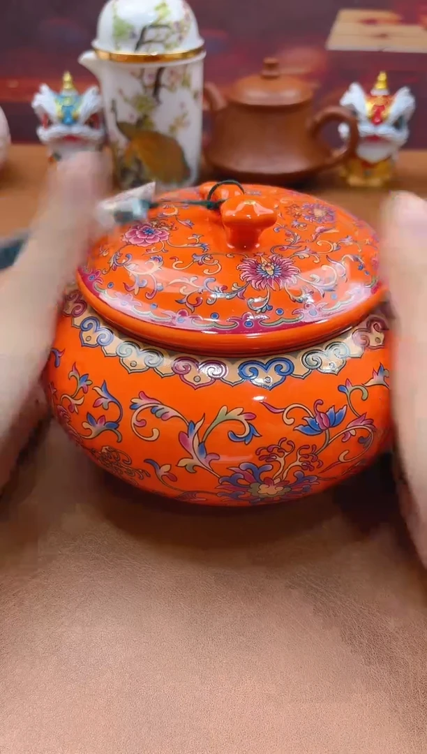 陶瓷茶具摆件旅行套组