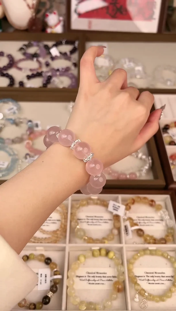 【闪购商品】水晶手链未镶嵌天然水晶多样性发货发其一颜色微差