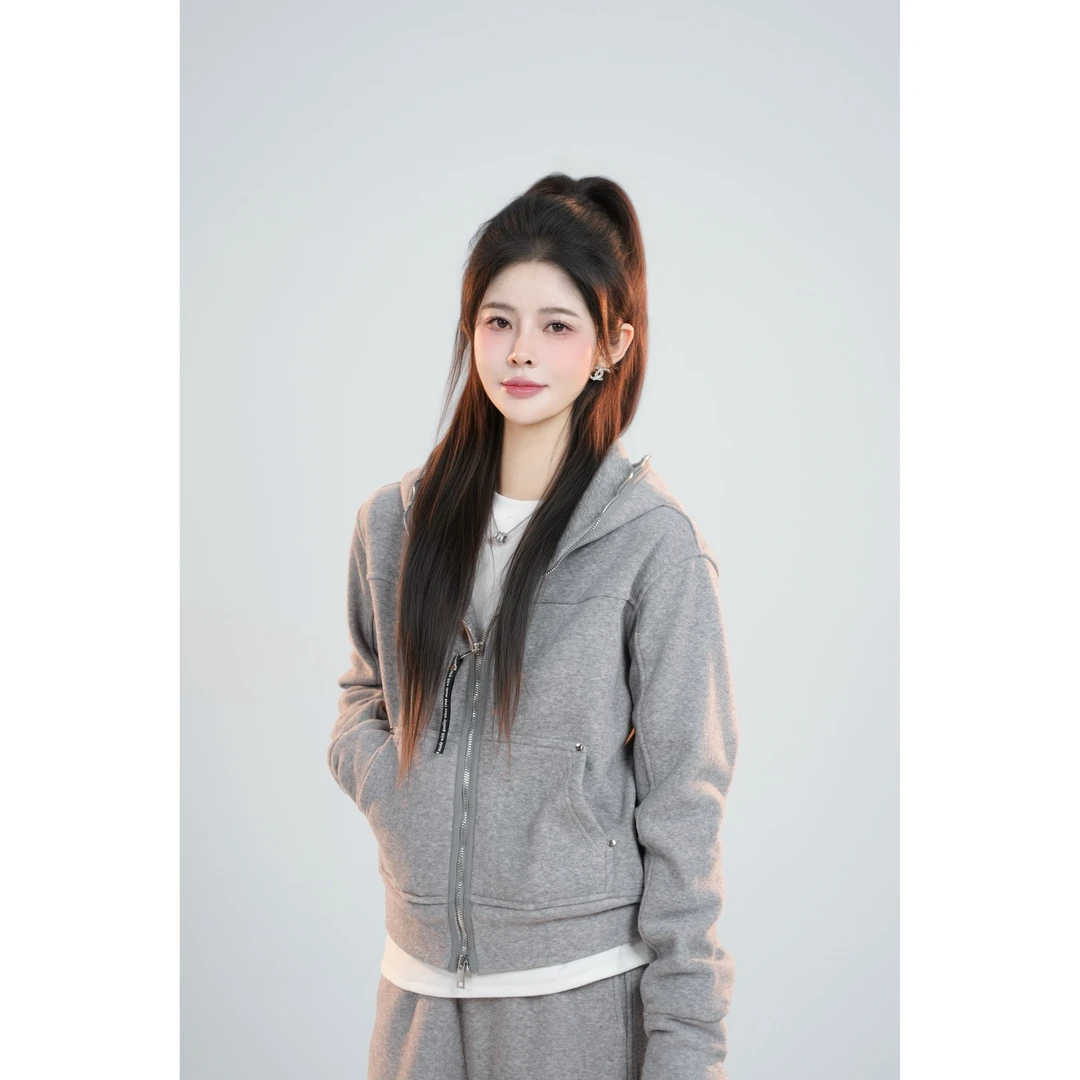 宿慕 SUMU女款外套加绒11-2冬季新款休闲上衣B19034