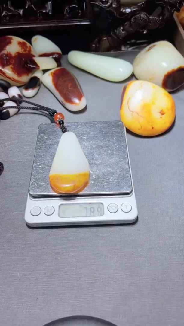 【闪购商品】和田玉（子料）挂件未镶嵌YL-ZZ-1.21-85