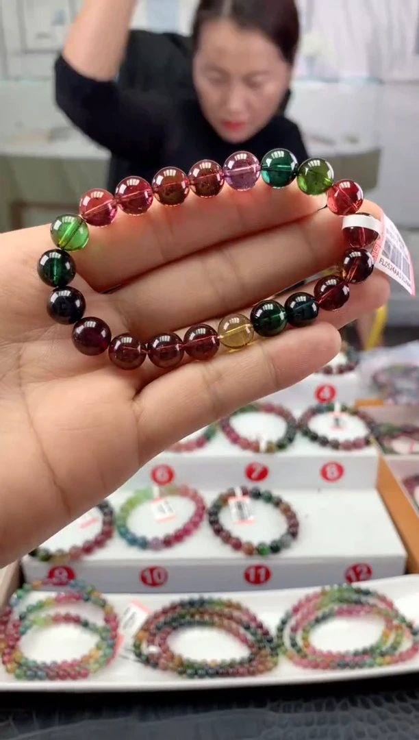 未镶嵌手串碧玺 多样性发一条