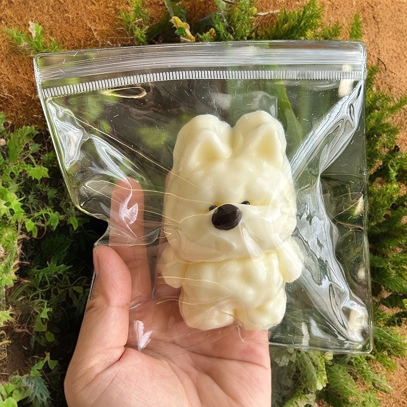 【大个儿西高地】食品级硅胶捏捏乐站立西高地小狗狗捏捏（默认微瑕）