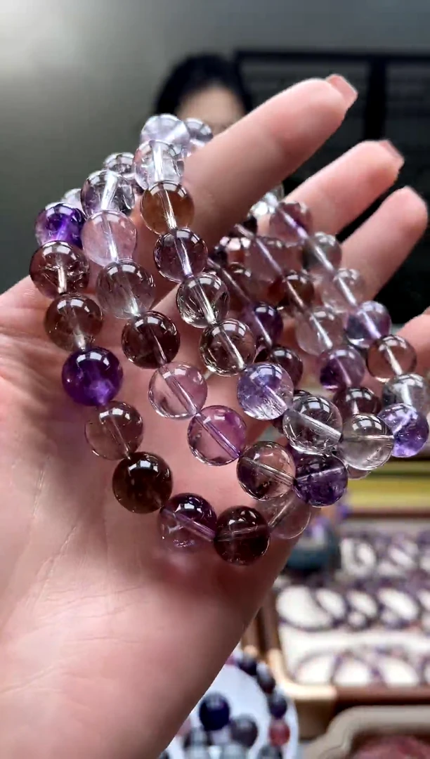 未镶嵌手串水晶【迎迎甄选】超七仙女超手串10mm 多样性发一