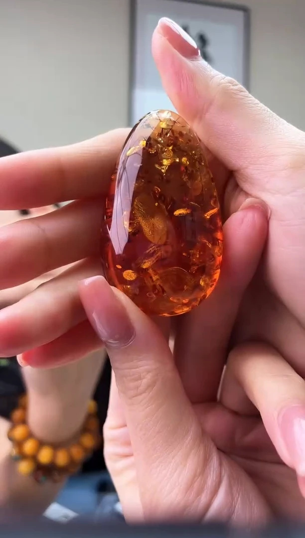 琥珀未镶嵌珠宝奇石T0假一罚十多样性发其一