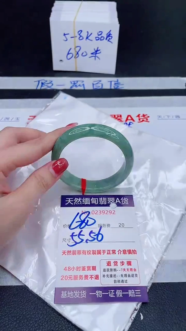 未镶嵌手镯翡翠680.00
