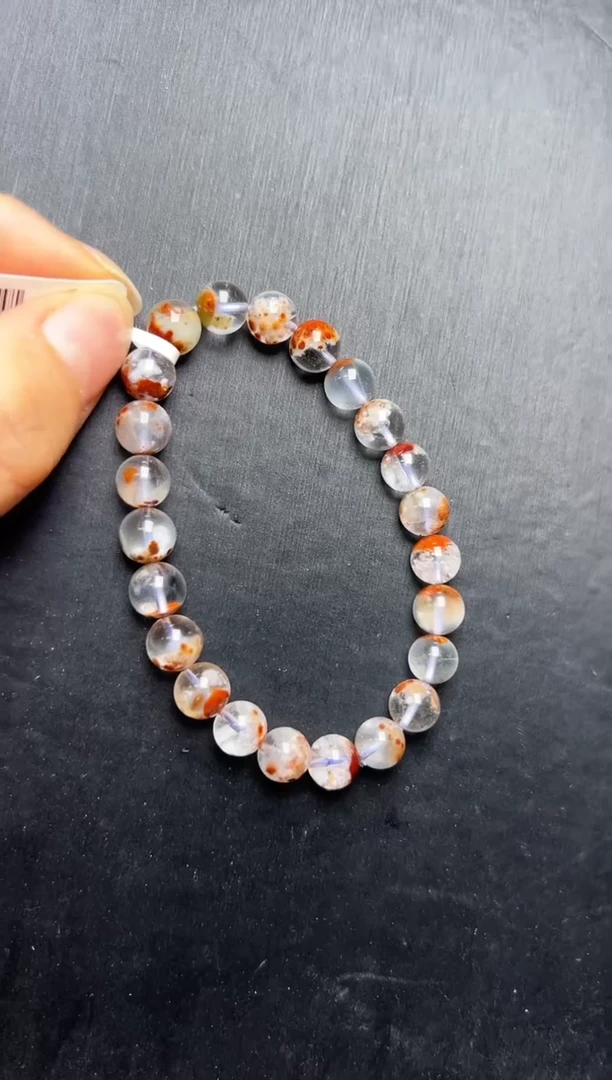 未镶嵌手串水晶兔毛团团手串8mm+ JP55674