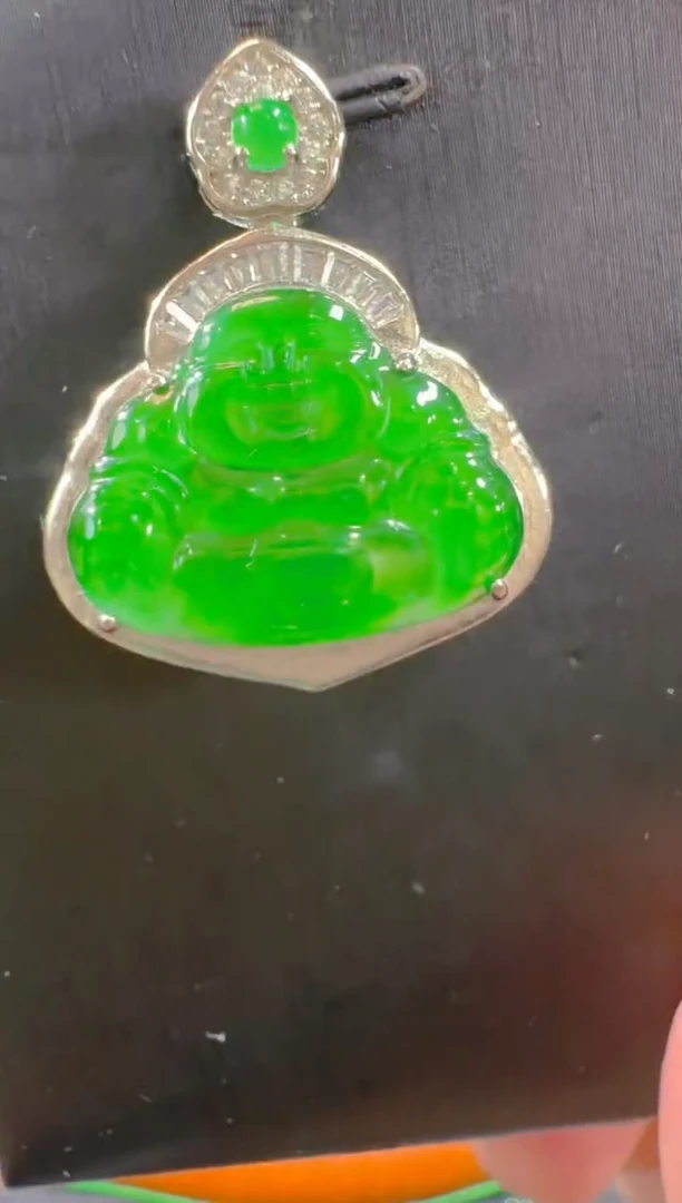 吊坠(赠链)未镶嵌翡翠天然A货翡翠