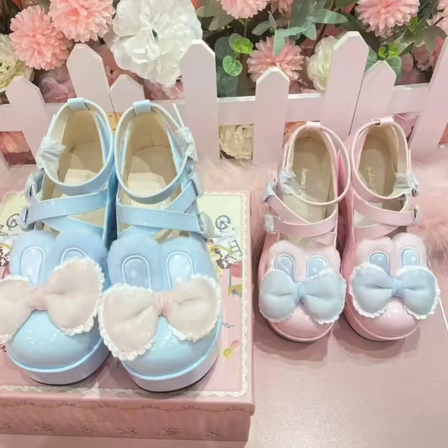 仲夏物语momo甜点屋 厚底鞋甜美可爱Lolita鞋子