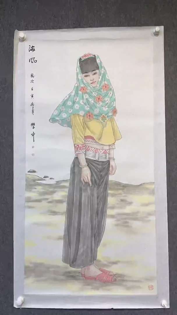 国画韩学中-8平尺-人物国画