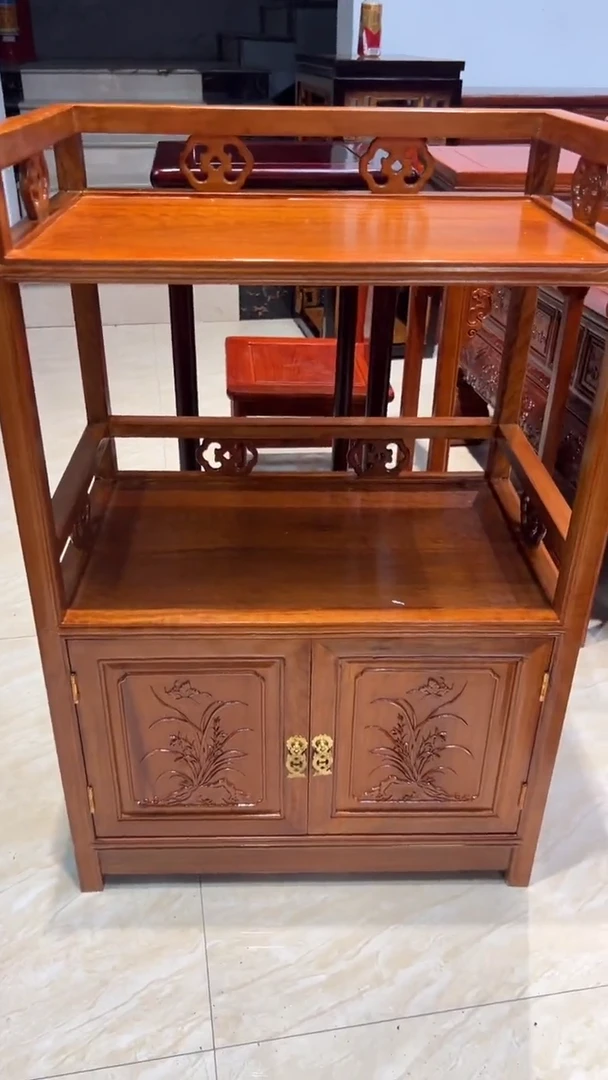 紫檀木类家具福利款越南花梨木茶水柜