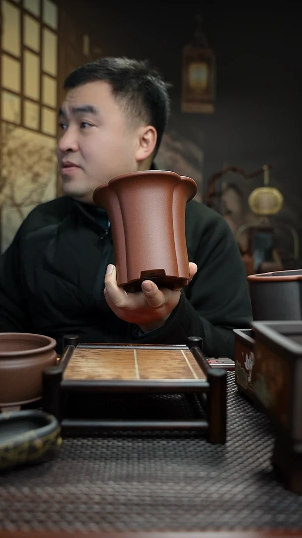 紫砂花盆長木軒精品紫砂