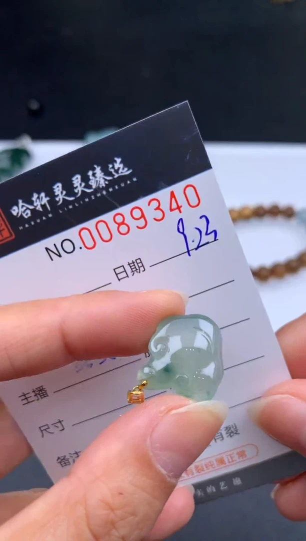 颈饰未镶嵌翡翠哈轩  挂件1