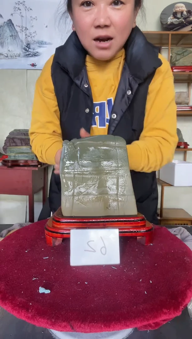 石材天然奇石松花石