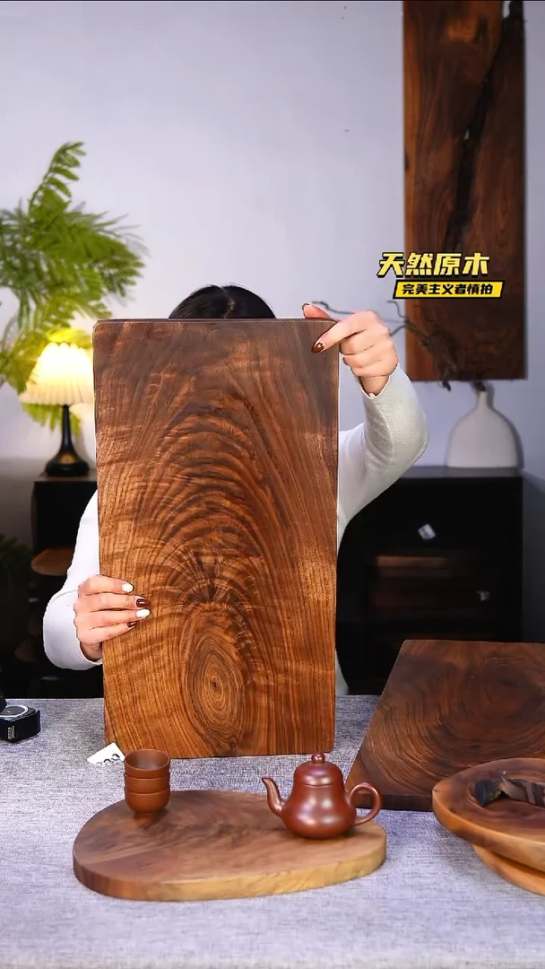 木北美黑胡桃原木.干裂疤结不属于商品质量问题完美主义者慎拍