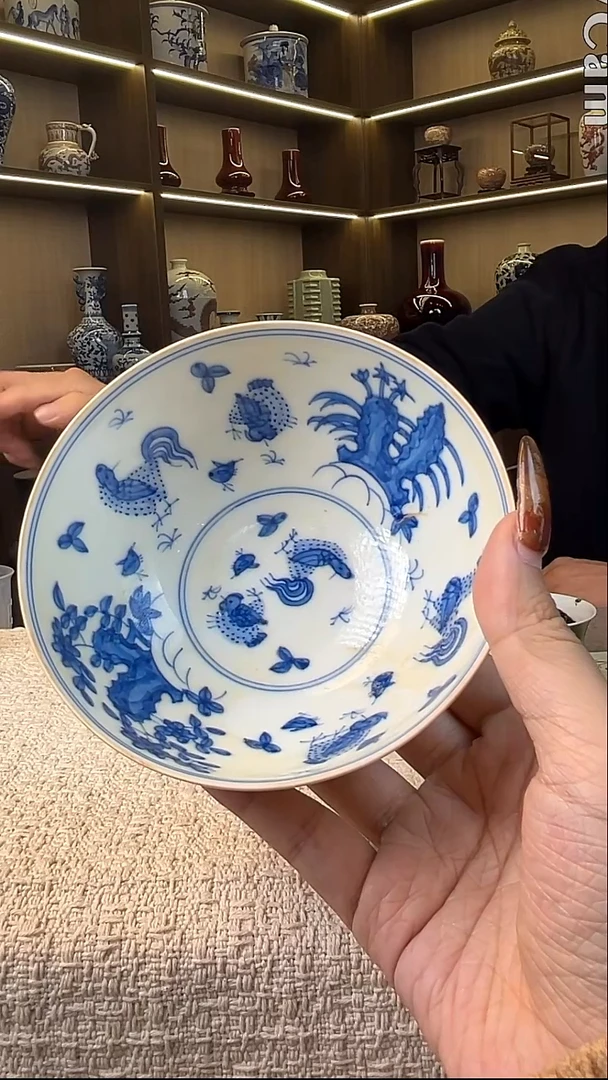 瓷片景德镇毛仔柴窑杯