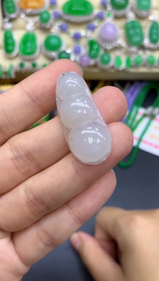 颈饰未镶嵌翡翠143-中国好珍宝