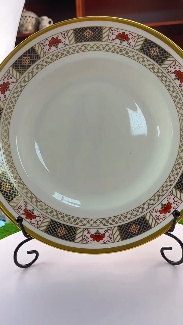 【闪购商品】紫砂茶宠中古复古欧瓷赏盘