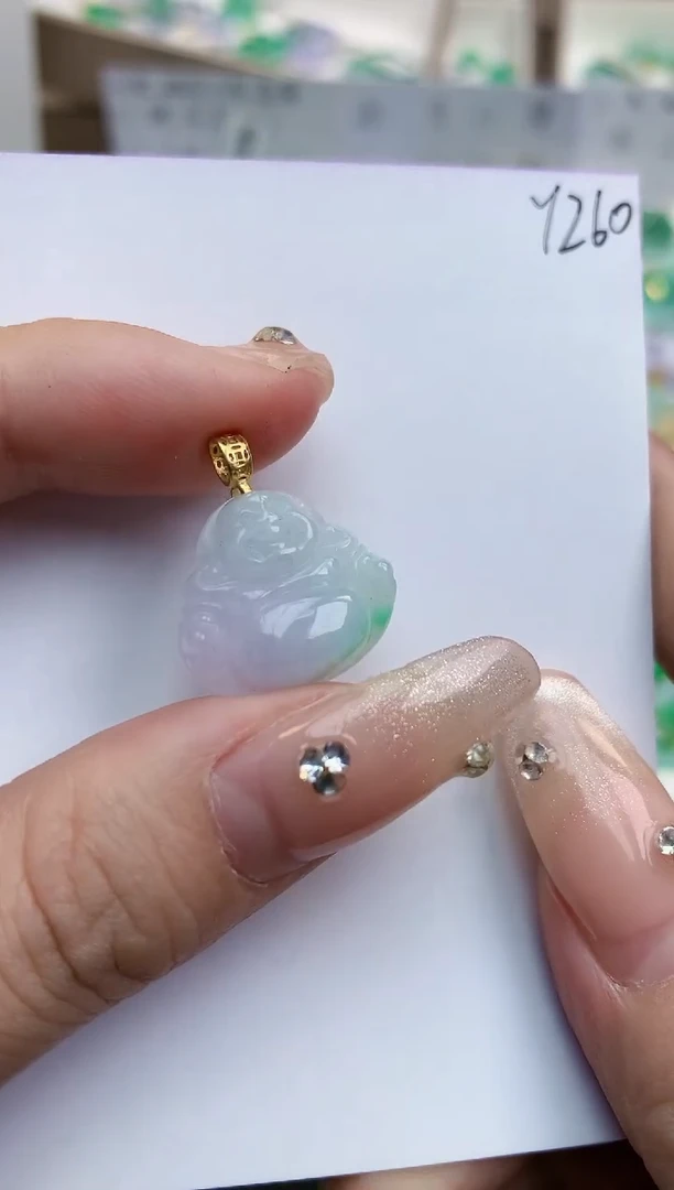 颈饰未镶嵌翡翠天然缅甸A货翡翠