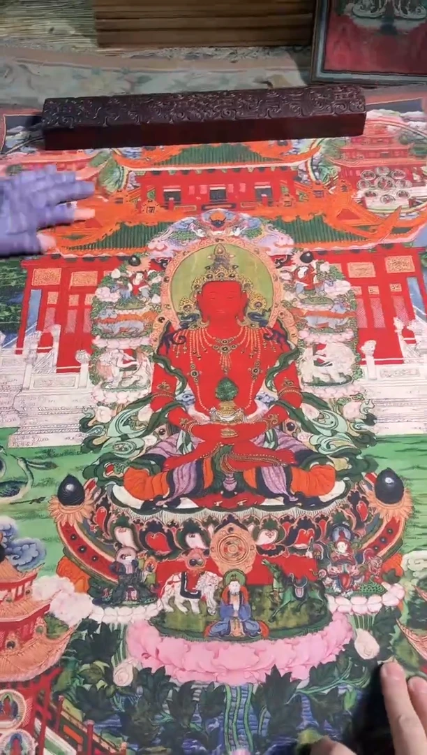 卷轴画天天的唐卡tk160