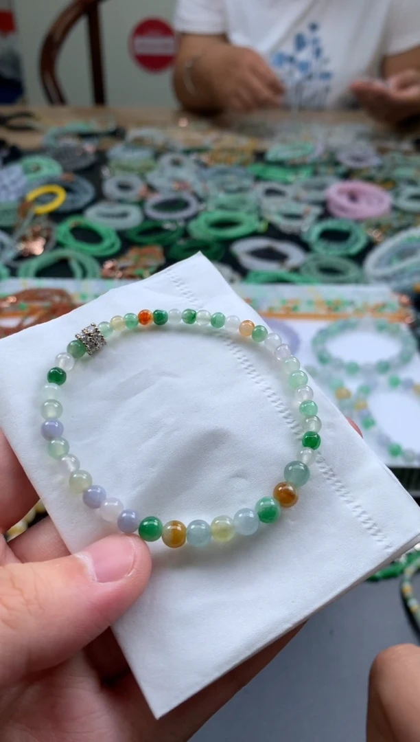 未镶嵌手链翡翠m****9翡翠