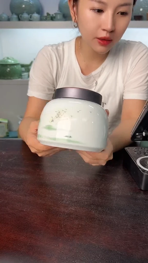 龙泉云间青瓷小米茶器
